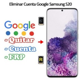 Eliminar Cuenta Google Samsung galaxy S20