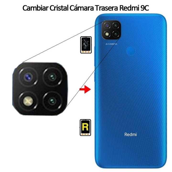 Cambiar Cristal Cámara Redmi 9C