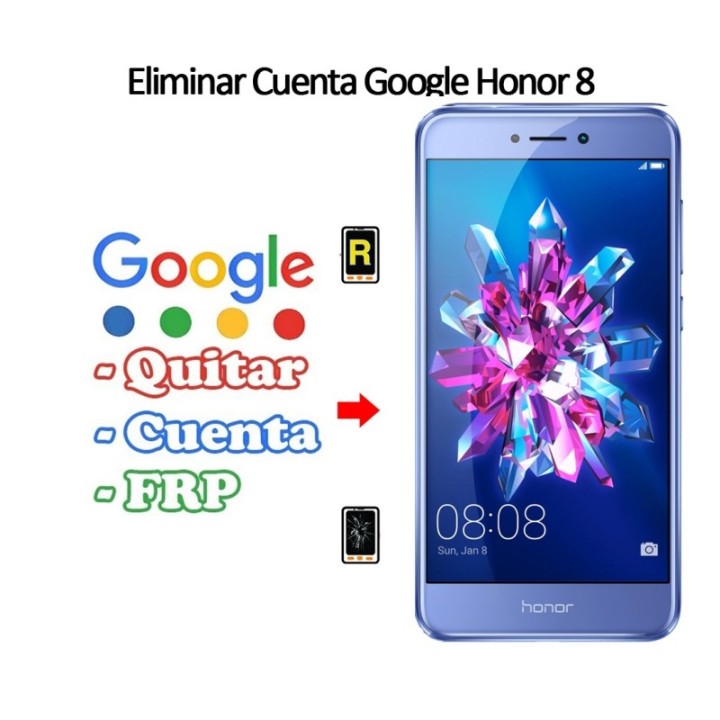Eliminar Cuenta Google Honor 8