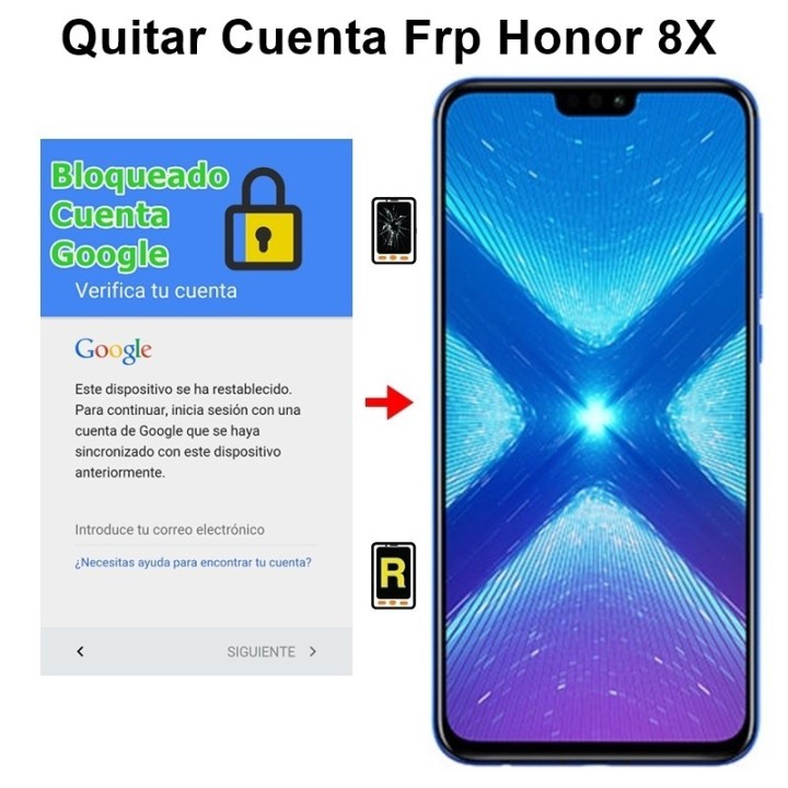 Eliminar Cuenta Google Honor 8X