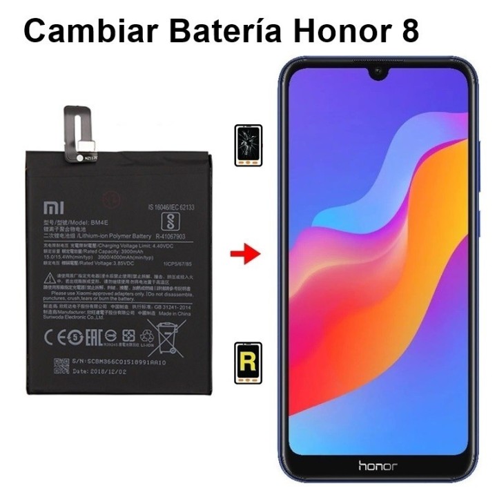 Cambiar Batería Honor 8A