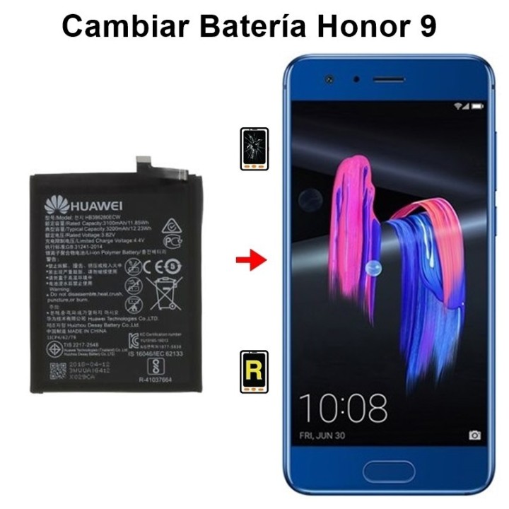 Cambiar Batería Honor 9