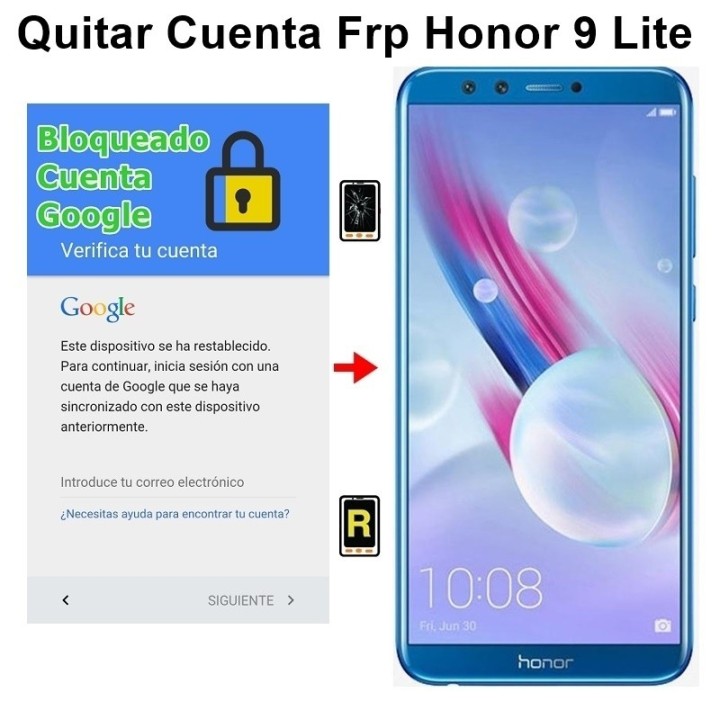 Eliminar Cuenta Google Honor 9 Lite
