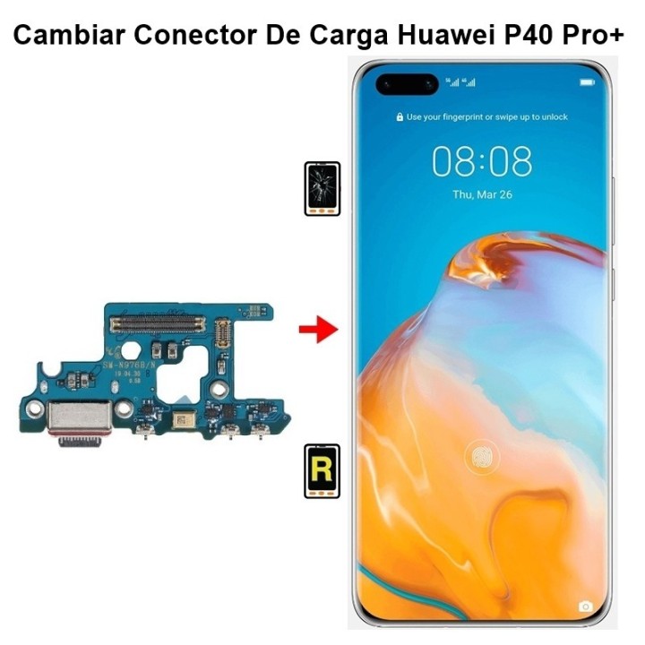 Cambiar Conector De Carga Huawei P40 Pro plus