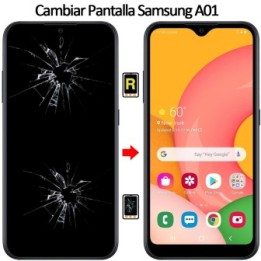 Cambiar Pantalla Samsung Galaxy A01 Original