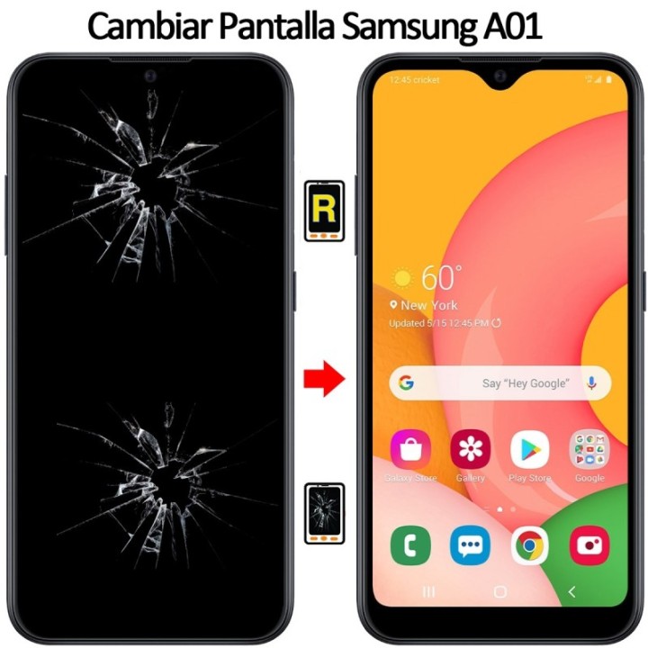 Cambiar Pantalla Samsung Galaxy A01 Original