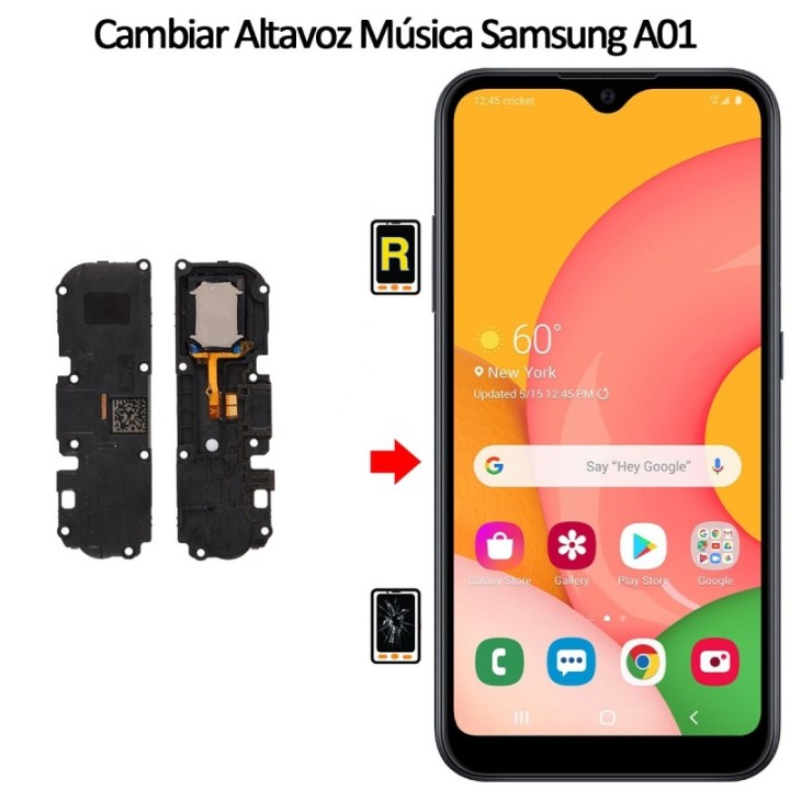 Cambiar Altavoz De Música Samsung Galaxy A01