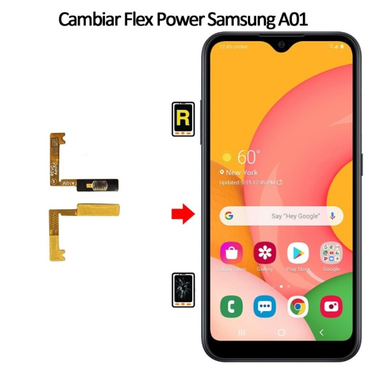 Cambiar Botón Encendido Samsung Galaxy A01