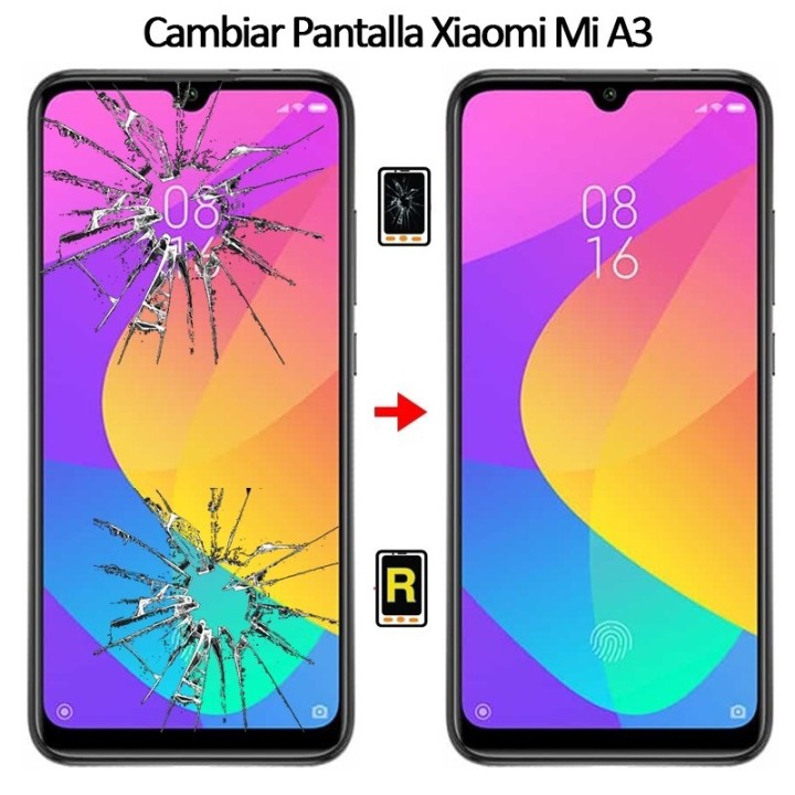 Cambiar Cristal De Pantalla Xiaomi Mi A3