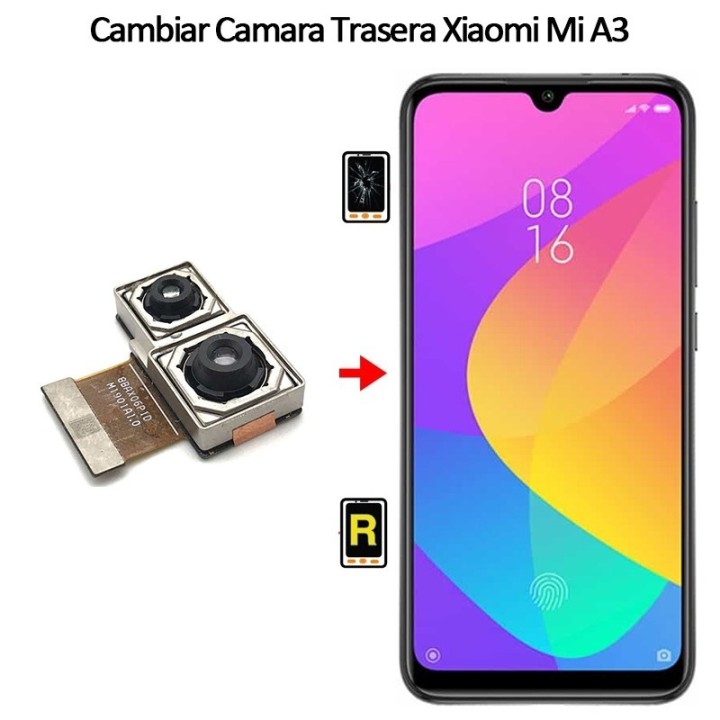 Cambiar Cámara Trasera Xiaomi Mi A3