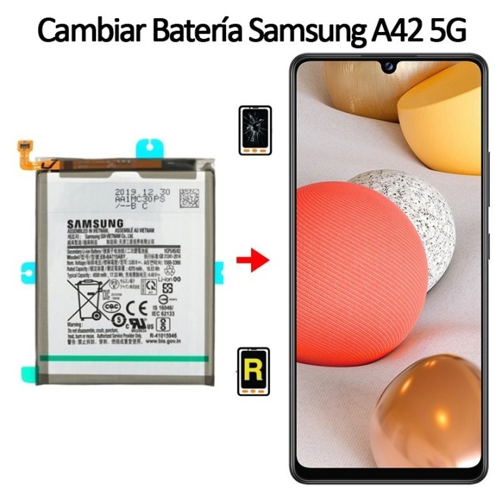 Cambiar Batería Samsung Galaxy A42 5G Original