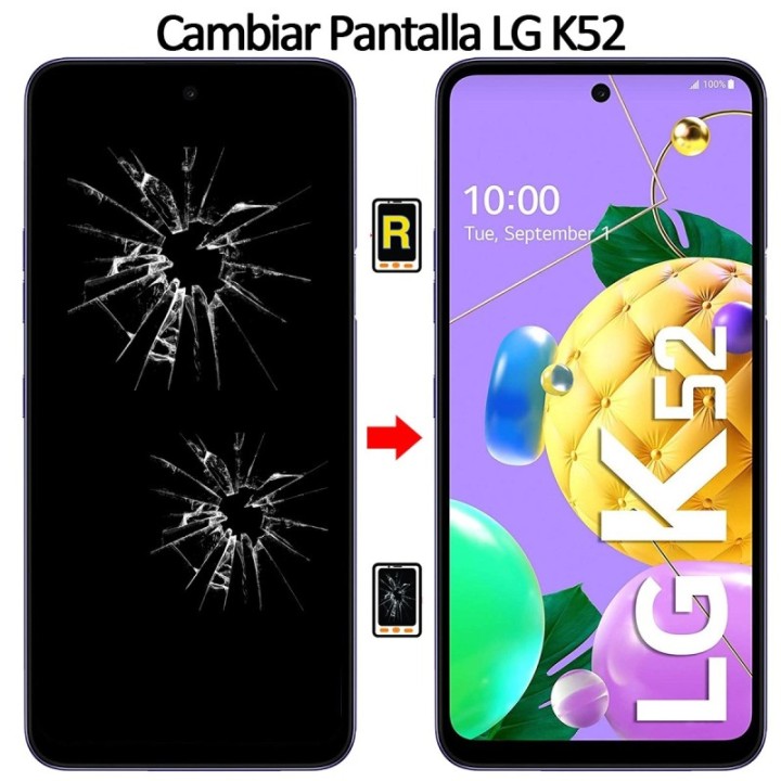 Cambiar Cristal De Pantalla LG K52