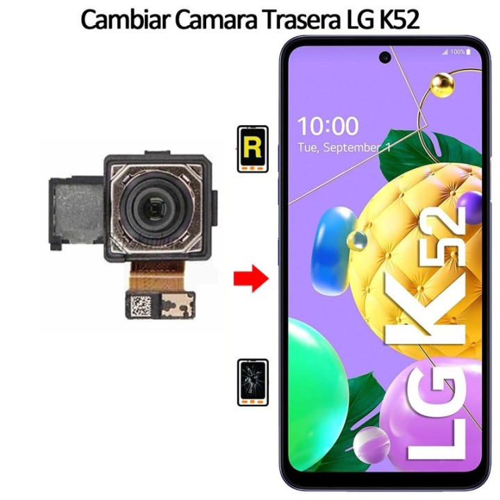 Cambiar Cámara Trasera LG K52