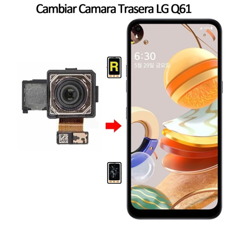 Cambiar Cristal Cámara Trasera LG Q61