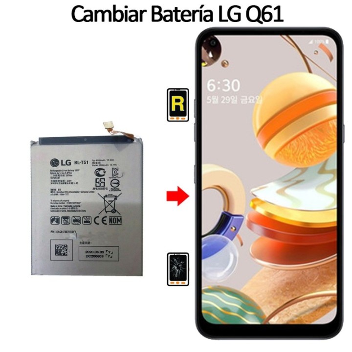 Cambiar Batería LG Q61