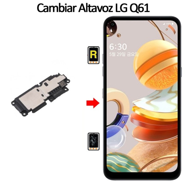 Cambiar Altavoz De Música LG Q61