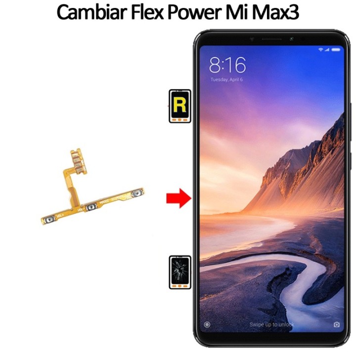 Cambiar Botón De Volumen Xiaomi Mi Max 3
