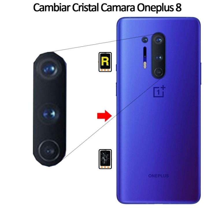 Cambiar Cristal Cámara Trasera Oneplus 8