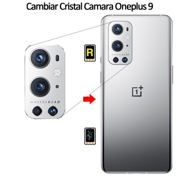 Cambiar Cristal Cámara Trasera Oneplus 9