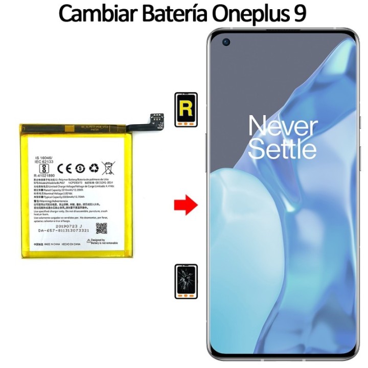 Cambiar Batería Oneplus 9