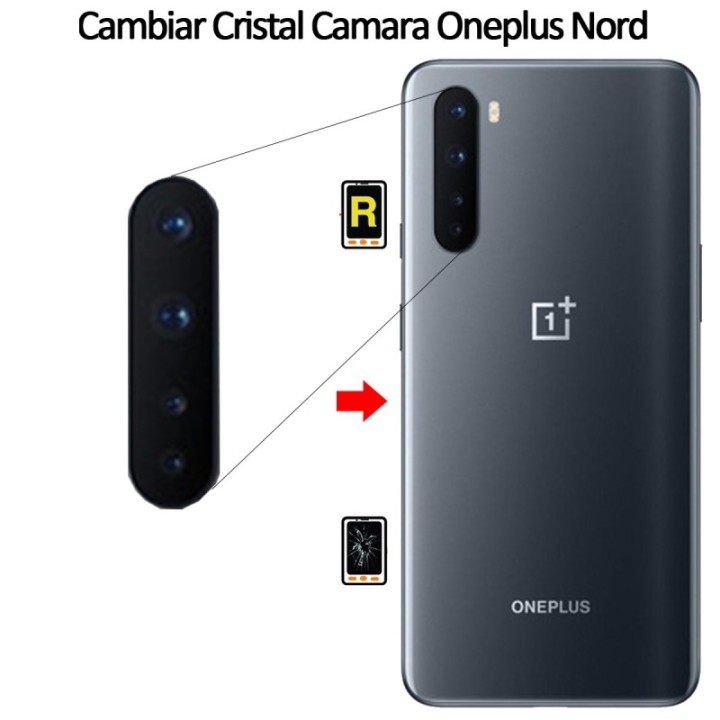 Cambiar Cristal Cámara Trasera Oneplus Nord 5G