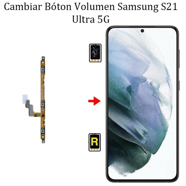 Cambiar Botón De Volumen Samsung Galaxy S21 Ultra 5G