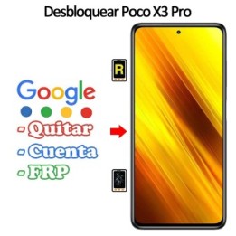 Eliminar Contraseña y Cuenta Google Xiaomi Poco X3 Pro