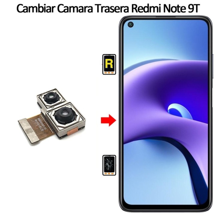 Cambiar Cámara Trasera Xiaomi Redmi Note 9T