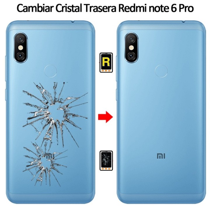 Cambiar Tapa Trasera Xiaomi Redmi Note 6 Pro