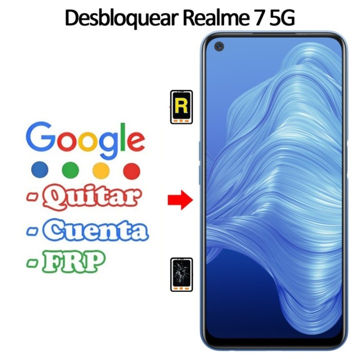 Eliminar Contraseña y Cuenta Google Realme 7 5G
