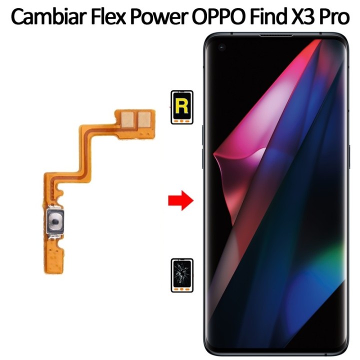 Cambiar Botón De Encendido Oppo Find X3 Pro