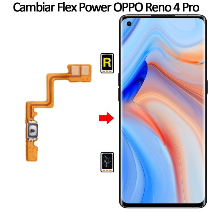 Cambiar Botón De Encendido Oppo Reno 4 Pro 5G