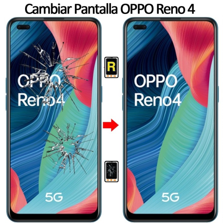 Cambiar Pantalla Oppo Reno 4 5G
