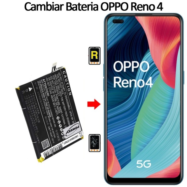 Cambiar Batería Oppo Reno 4 5G