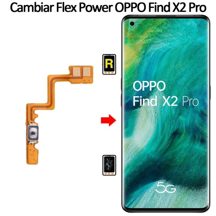 Cambiar Botón De Encendido Oppo Find X2 Pro