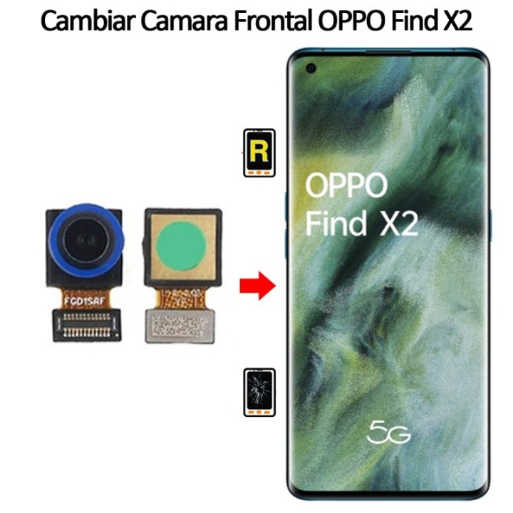 Cambiar Cámara Frontal Oppo Find X2