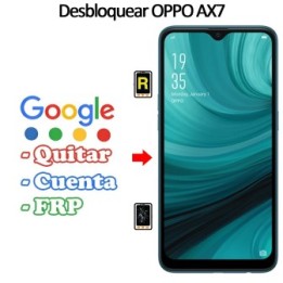 Eliminar Contraseña y Cuenta Google Oppo AX7