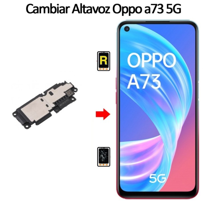 Cambiar Altavoz De Música Oppo A73 5G