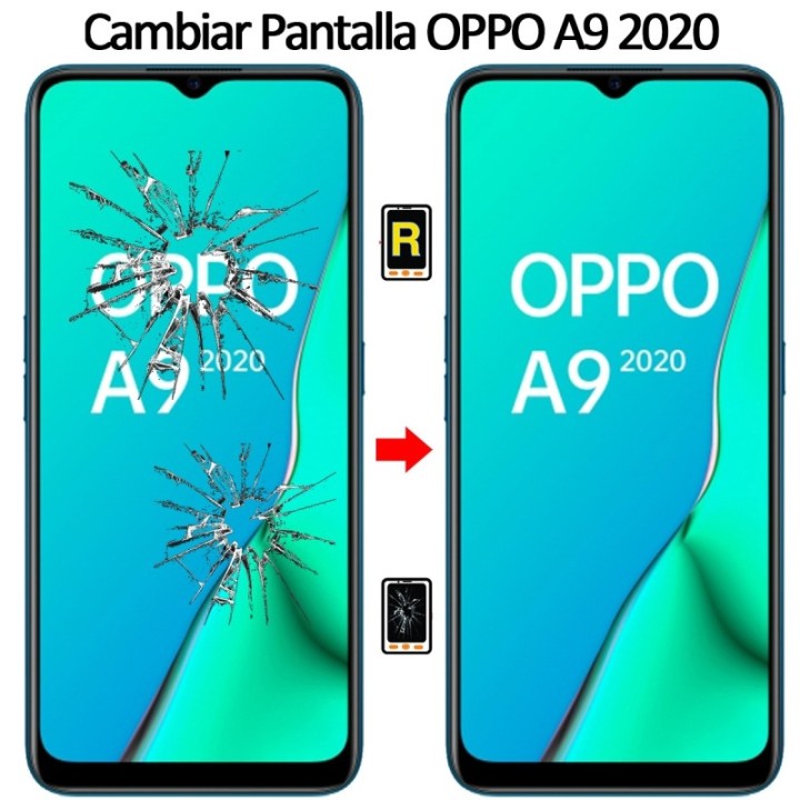 Cambiar Pantalla Oppo A9 2020