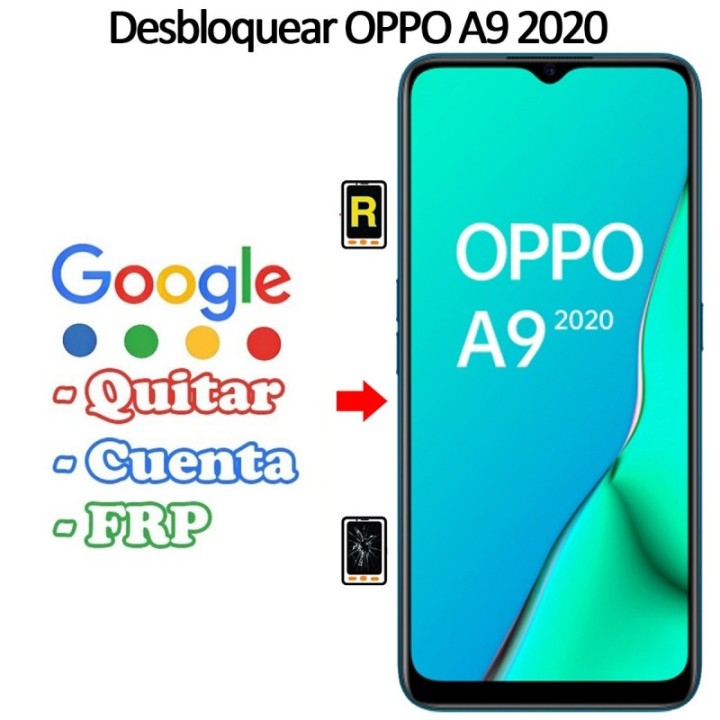 Eliminar Contraseña y Cuenta FRP Oppo A9 2020