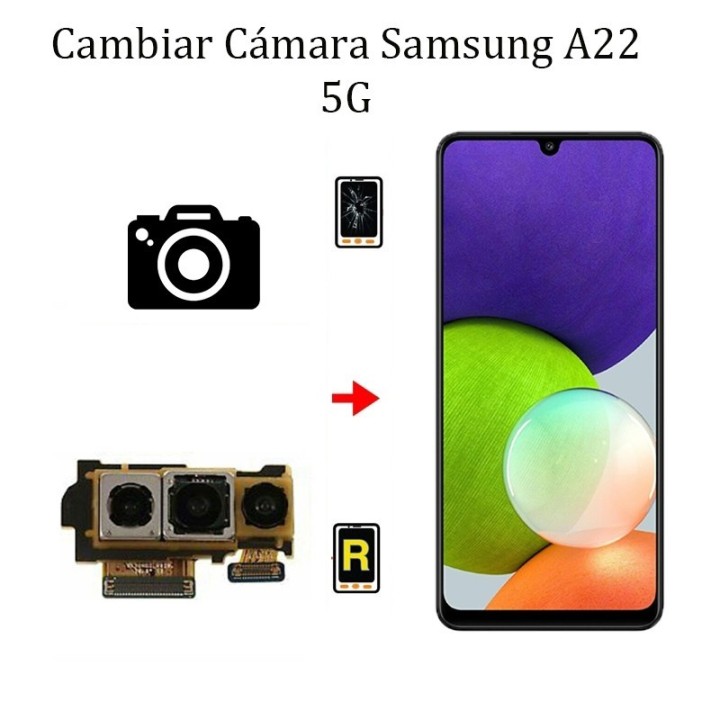 Cambiar Cámara Trasera Samsung Galaxy A22 5G