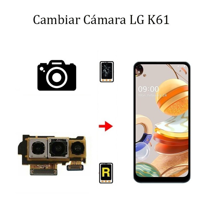 Cambiar Cámara Trasera LG K61