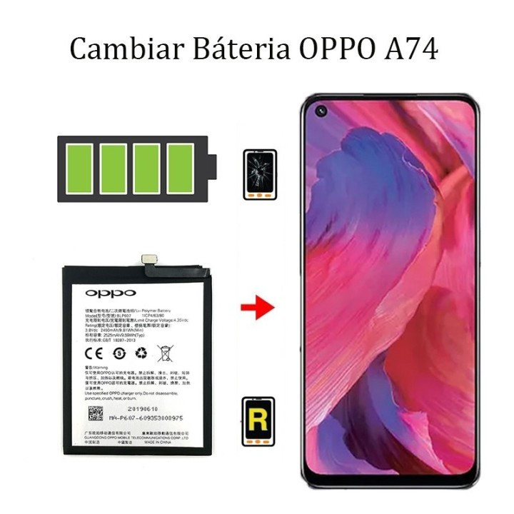 Cambiar Batería Oppo A74