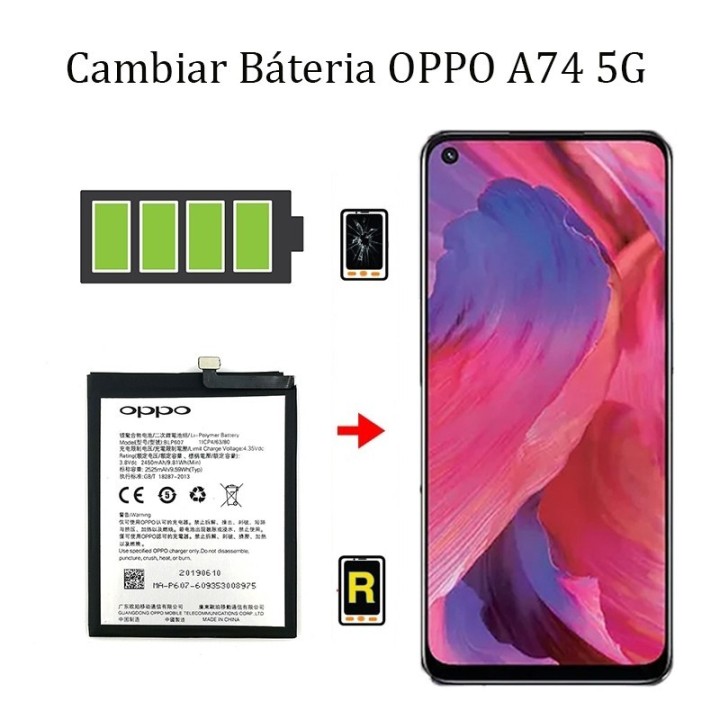 Cambiar Batería Oppo A74 5G