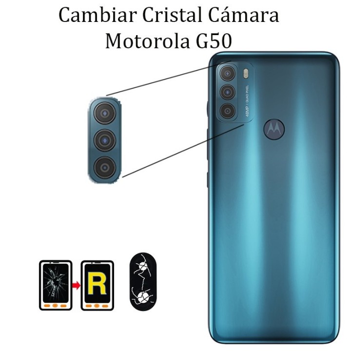 Cambiar Cristal Cámara Trasera Motorola Moto G50