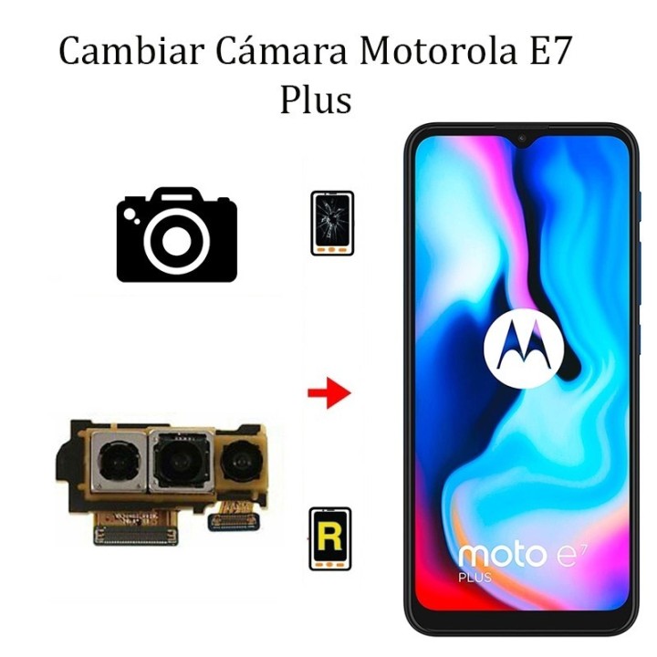 Cambiar Cámara Trasera Motorola Moto E7 Plus