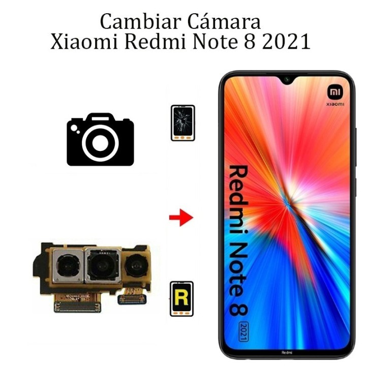 Cambiar Cámara Trasera Xiaomi Redmi Note 8 2021