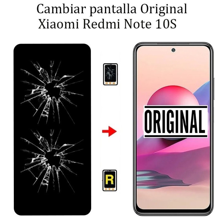 Cambiar Pantalla Xiaomi Redmi Note 10S Original Con Marco