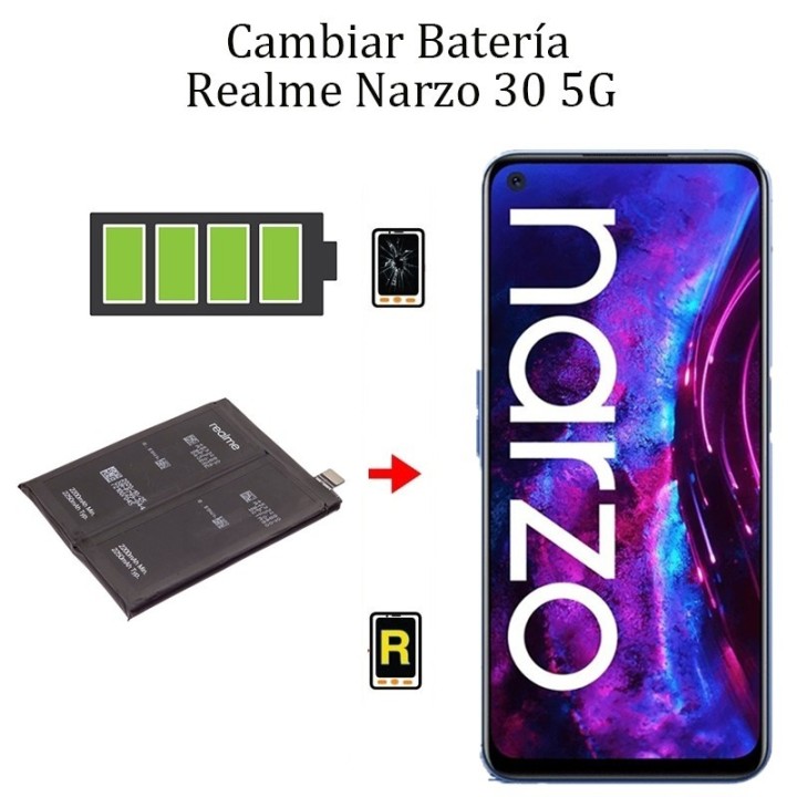 Cambiar Batería Realme Narzo 30 5G