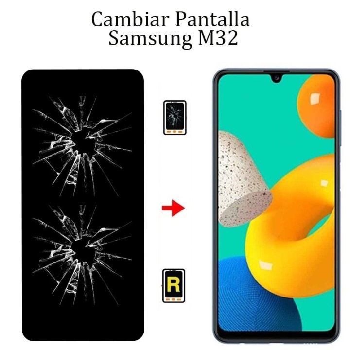 Cambiar Pantalla Samsung Galaxy M32